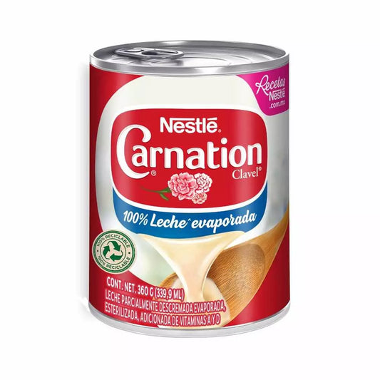 Leche Evaporada Carnation Lata 360 gr
